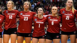 wisconsin volleyball team photos unblurred