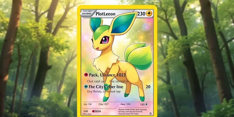 leafeon pokemon card